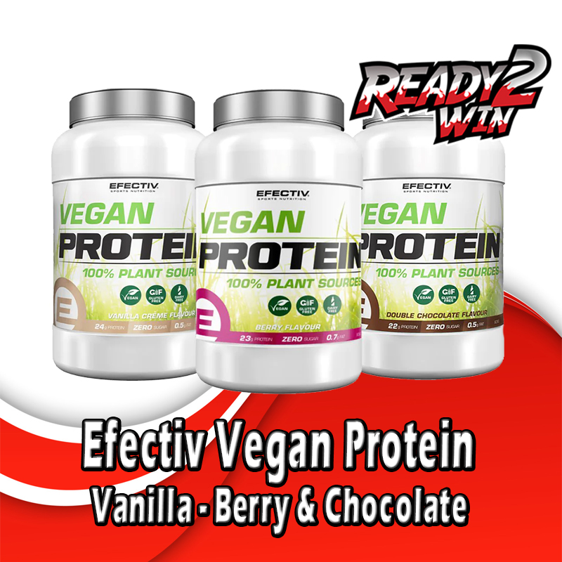 Efectiv Vegan Protein (3 x 908g Tubs)