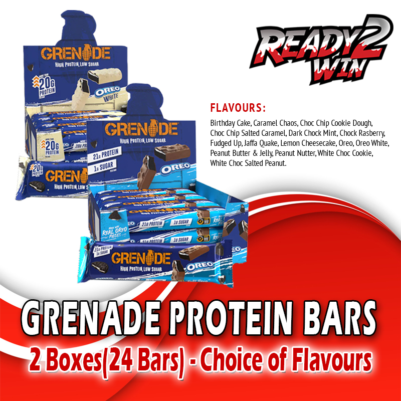 Grenade Protein Bars (2 Boxes)